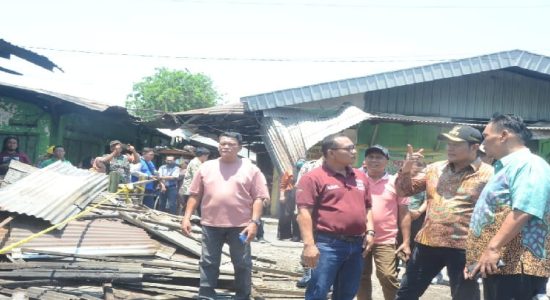 Warga Terdampak Kebakaran di Pasar Sepanjang Dapat Bantuan dari Pemkab Sidoarjo